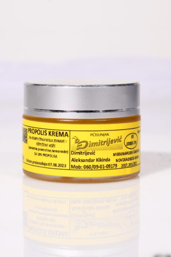 Cream based on propolis 15%